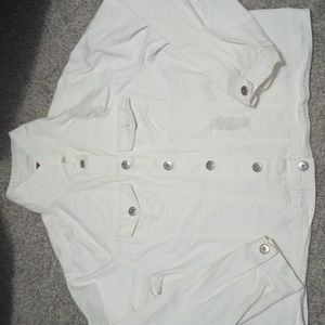 White Jean Jacket